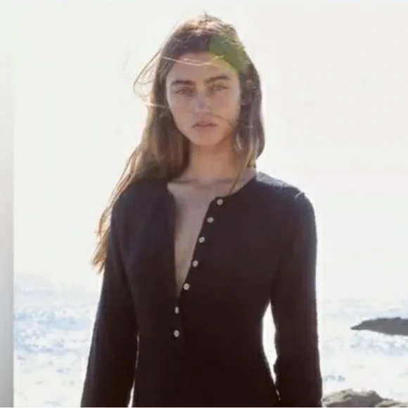 RARE Free People beach El Topo sweater dress - Picture 5 of 9